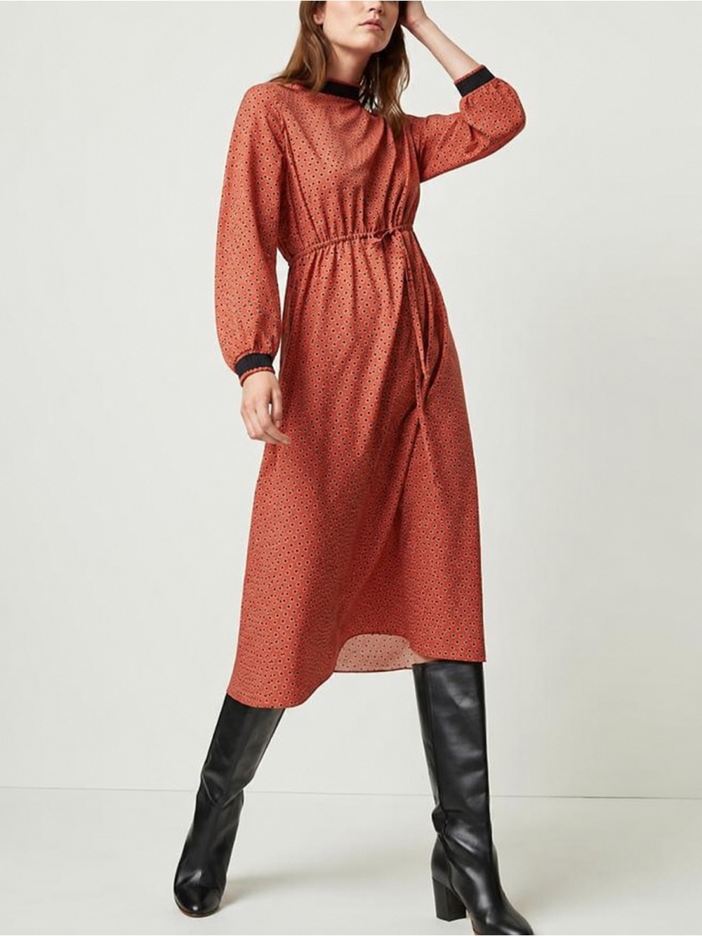 French Connection Long Sleeve Dress